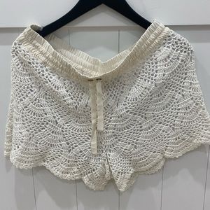 Club Monaco crochet shorts